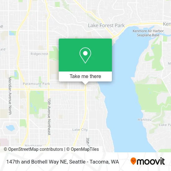 Mapa de 147th and Bothell Way NE