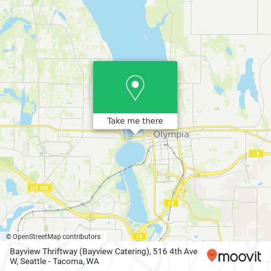 Mapa de Bayview Thriftway (Bayview Catering), 516 4th Ave W