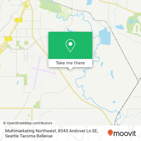 Mapa de Multimarketing Northwest, 8043 Andover Ln SE