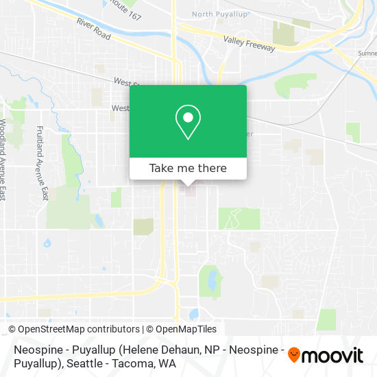 Neospine - Puyallup (Helene Dehaun, NP - Neospine - Puyallup) map