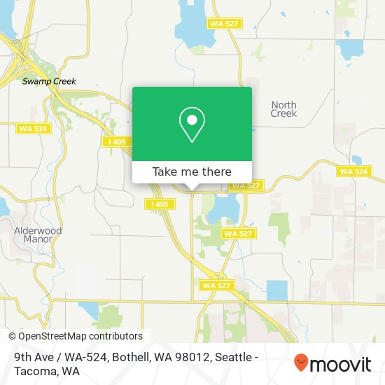 9th Ave / WA-524, Bothell, WA 98012 map