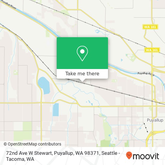 Mapa de 72nd Ave W Stewart, Puyallup, WA 98371