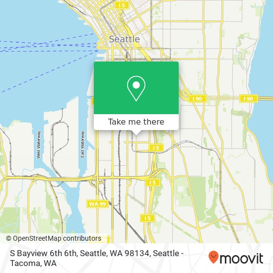 S Bayview 6th 6th, Seattle, WA 98134 map
