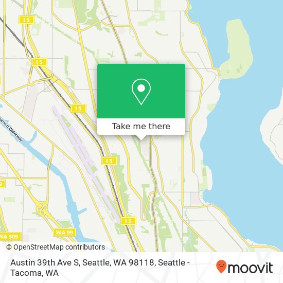 Austin 39th Ave S, Seattle, WA 98118 map