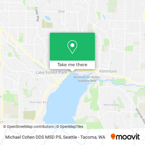 Michael Cohen DDS MSD PS map