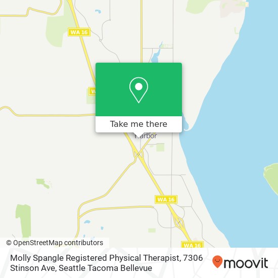 Molly Spangle Registered Physical Therapist, 7306 Stinson Ave map