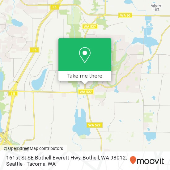 Mapa de 161st St SE Bothell Everett Hwy, Bothell, WA 98012