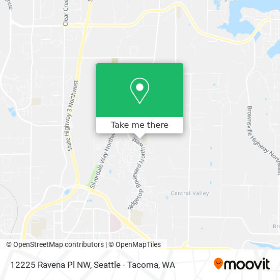 12225 Ravena Pl NW map