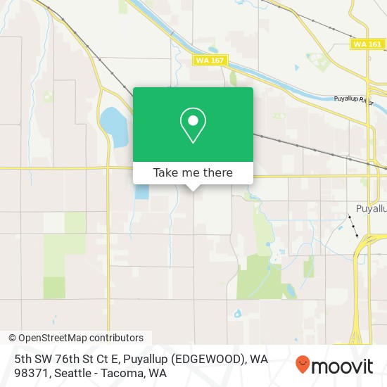 5th SW 76th St Ct E, Puyallup (EDGEWOOD), WA 98371 map