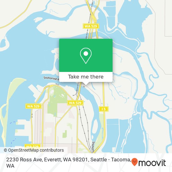 Mapa de 2230 Ross Ave, Everett, WA 98201