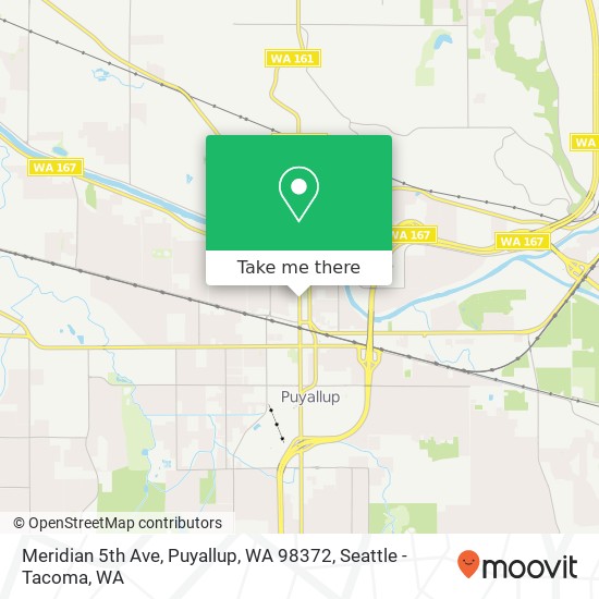 Meridian 5th Ave, Puyallup, WA 98372 map