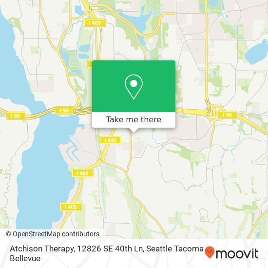 Atchison Therapy, 12826 SE 40th Ln map