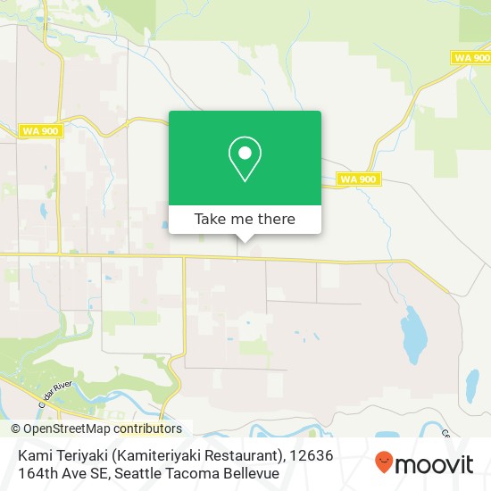 Kami Teriyaki (Kamiteriyaki Restaurant), 12636 164th Ave SE map