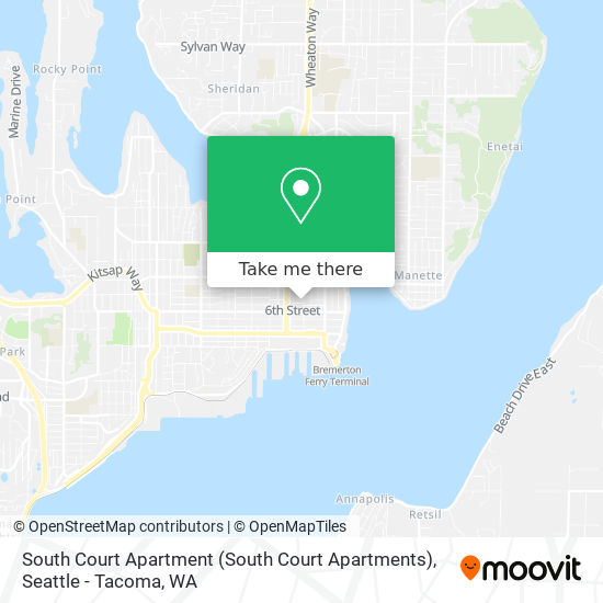 Mapa de South Court Apartment (South Court Apartments)