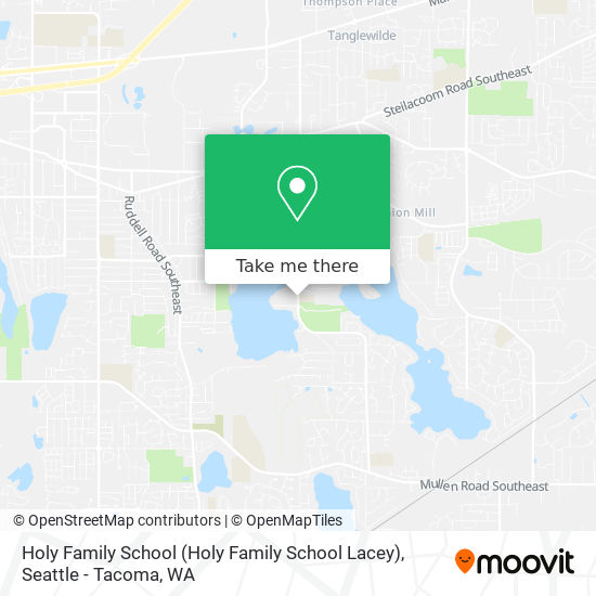 Holy Family School map