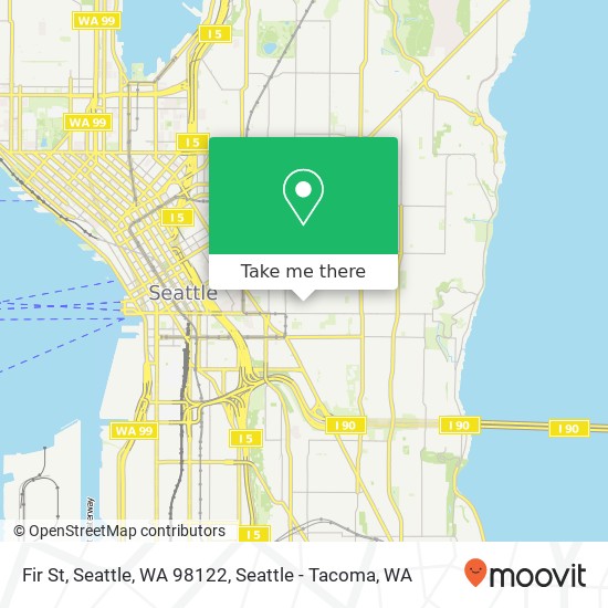 Mapa de Fir St, Seattle, WA 98122