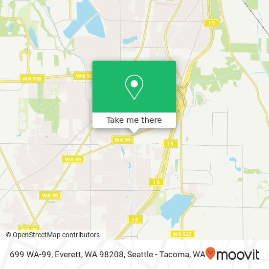 Mapa de 699 WA-99, Everett, WA 98208