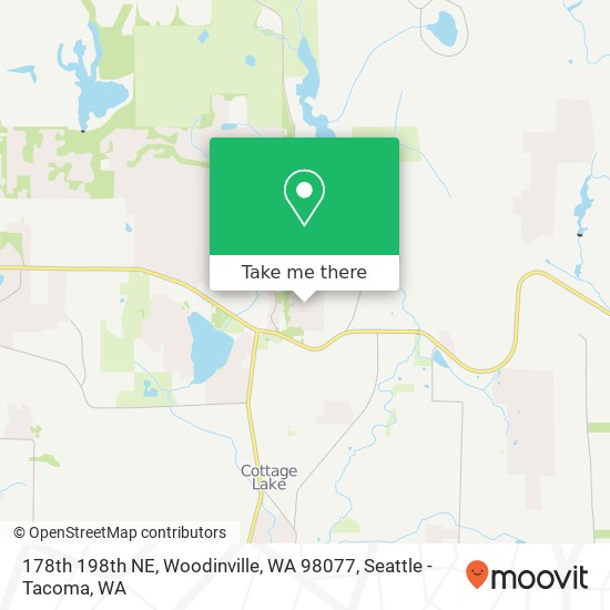 Mapa de 178th 198th NE, Woodinville, WA 98077