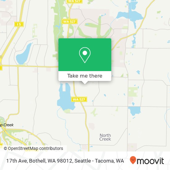 17th Ave, Bothell, WA 98012 map