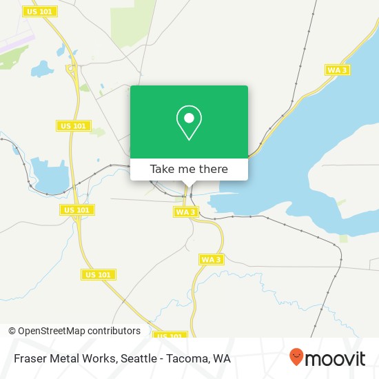 Mapa de Fraser Metal Works