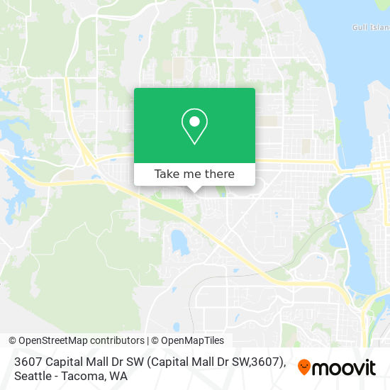 3607 Capital Mall Dr SW (Capital Mall Dr SW,3607) map