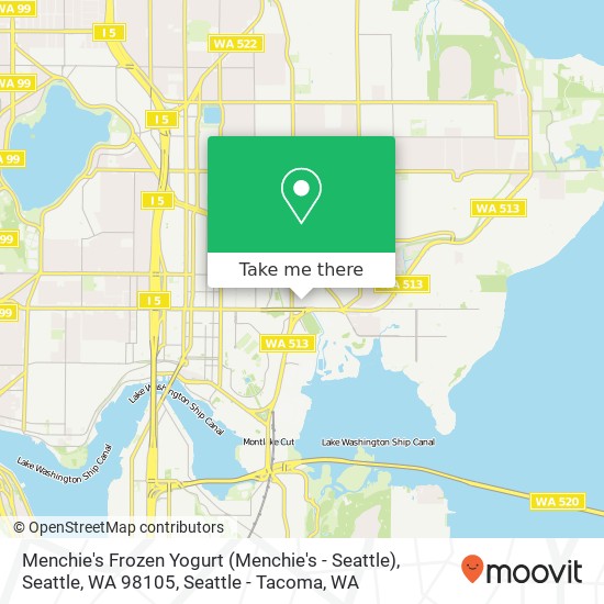 Menchie's Frozen Yogurt (Menchie's - Seattle), Seattle, WA 98105 map