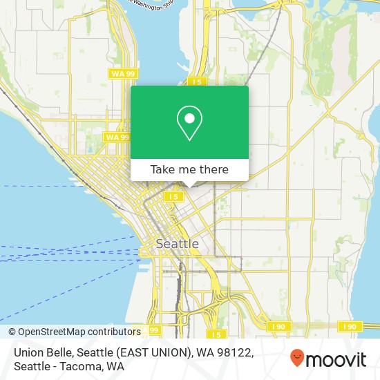 Union Belle, Seattle (EAST UNION), WA 98122 map