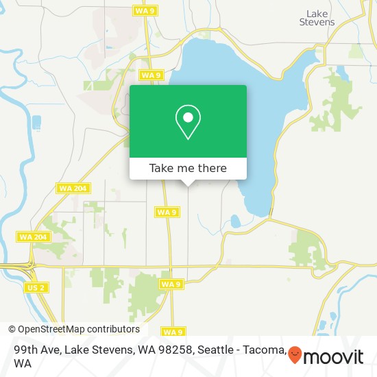 Mapa de 99th Ave, Lake Stevens, WA 98258