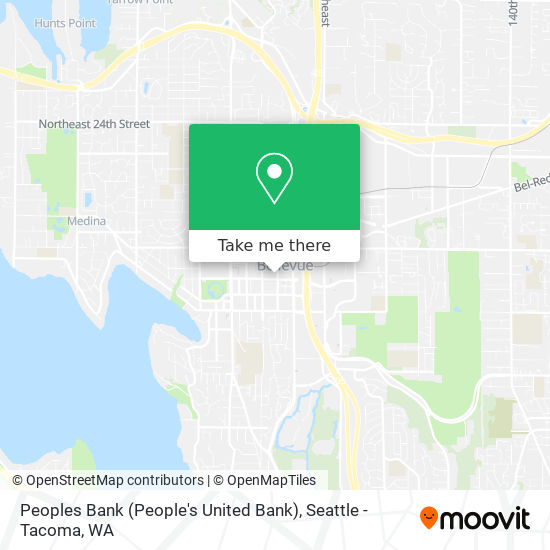 Peoples Bank (People's United Bank) map