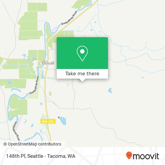 Mapa de 148th Pl, Duvall, WA 98019