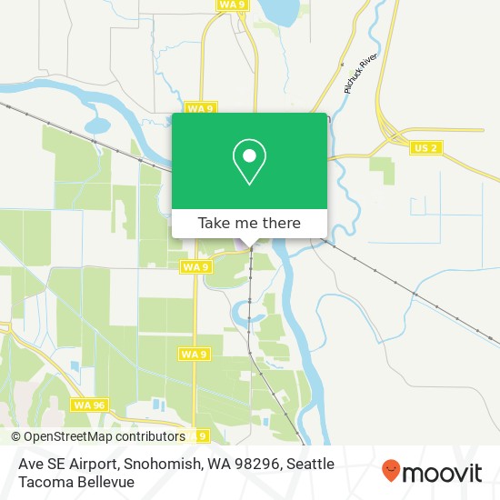 Mapa de Ave SE Airport, Snohomish, WA 98296
