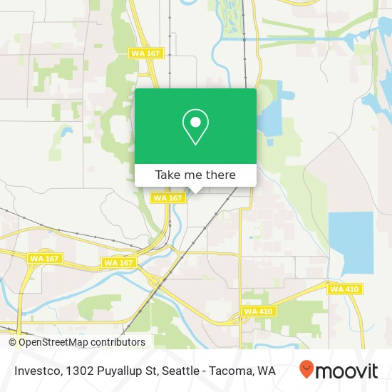 Investco, 1302 Puyallup St map