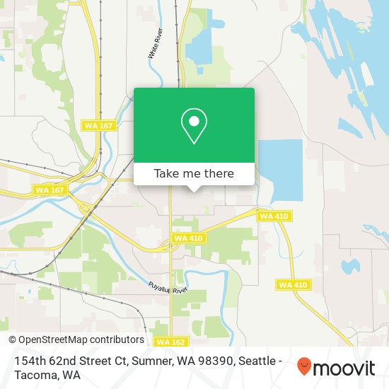 154th 62nd Street Ct, Sumner, WA 98390 map