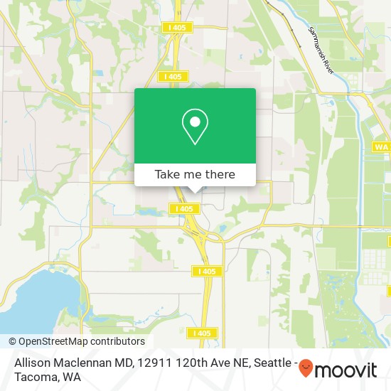 Allison Maclennan MD, 12911 120th Ave NE map