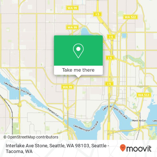 Interlake Ave Stone, Seattle, WA 98103 map