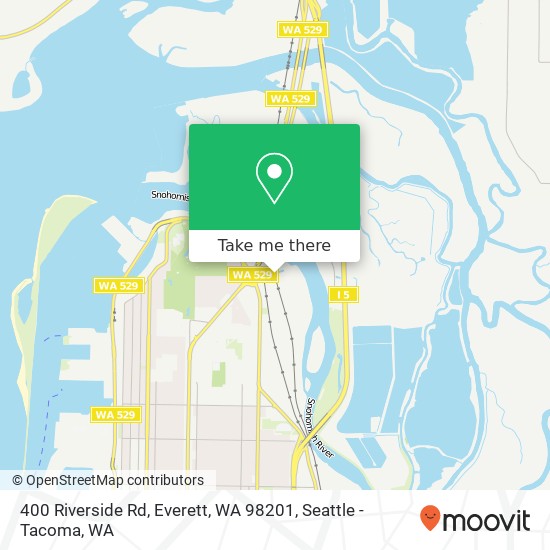 400 Riverside Rd, Everett, WA 98201 map