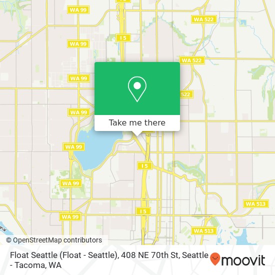 Float Seattle (Float - Seattle), 408 NE 70th St map