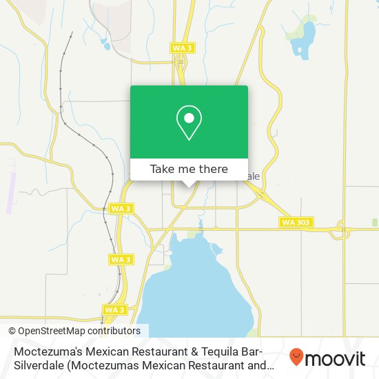 Mapa de Moctezuma's Mexican Restaurant & Tequila Bar-Silverdale