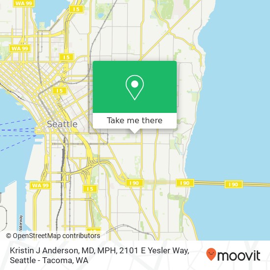 Kristin J Anderson, MD, MPH, 2101 E Yesler Way map