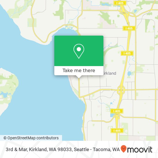 3rd & Mar, Kirkland, WA 98033 map
