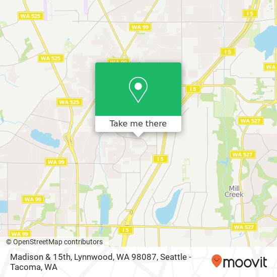 Madison & 15th, Lynnwood, WA 98087 map