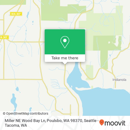 Miller NE Wood Bay Ln, Poulsbo, WA 98370 map