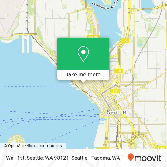 Mapa de Wall 1st, Seattle, WA 98121