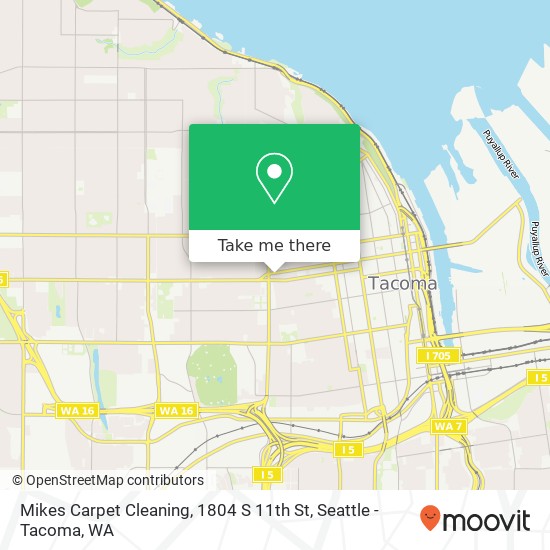 Mapa de Mikes Carpet Cleaning, 1804 S 11th St