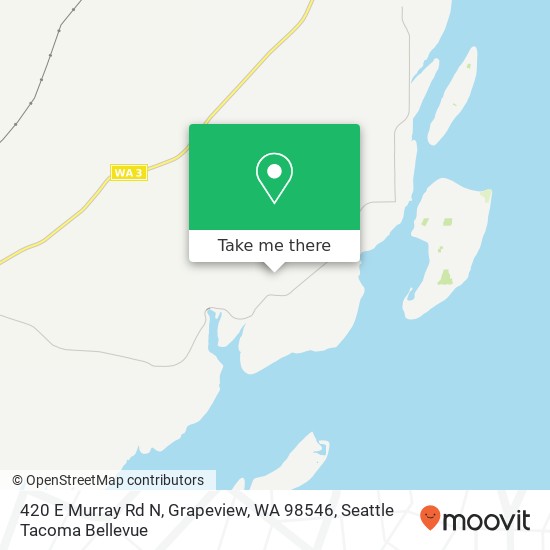 420 E Murray Rd N, Grapeview, WA 98546 map