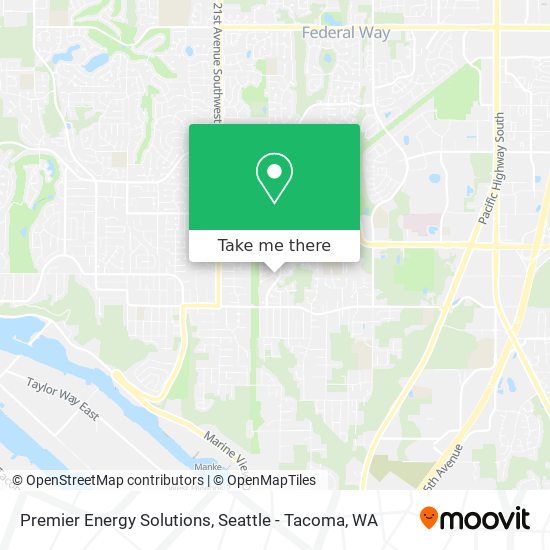 Premier Energy Solutions map