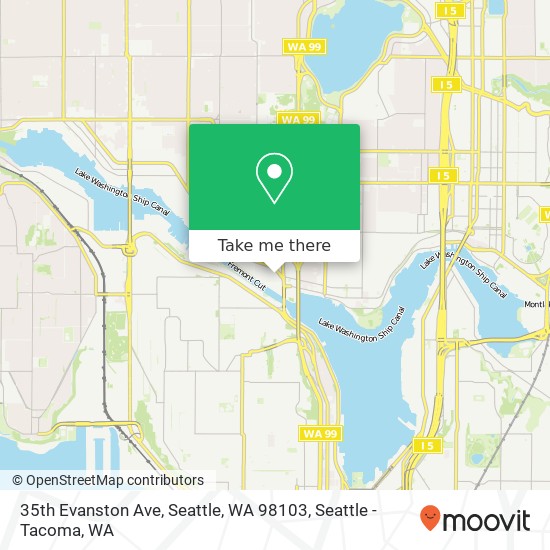 35th Evanston Ave, Seattle, WA 98103 map