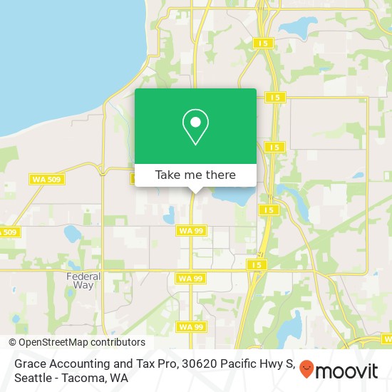 Mapa de Grace Accounting and Tax Pro, 30620 Pacific Hwy S