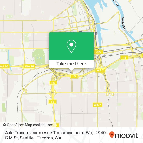 Axle Transmission (Axle Transmission of Wa), 2940 S M St map