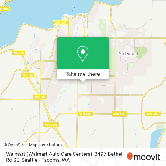 Walmart (Walmart Auto Care Centers), 3497 Bethel Rd SE map